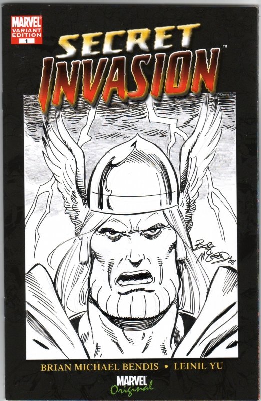 Secret Invasion Skrull Thor By Bob Mcleod In Stephen Tuohey S Secret Invasion 1 Sketch